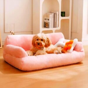 Pink Plush Dog / Cat Sofa Bed $69 OBO